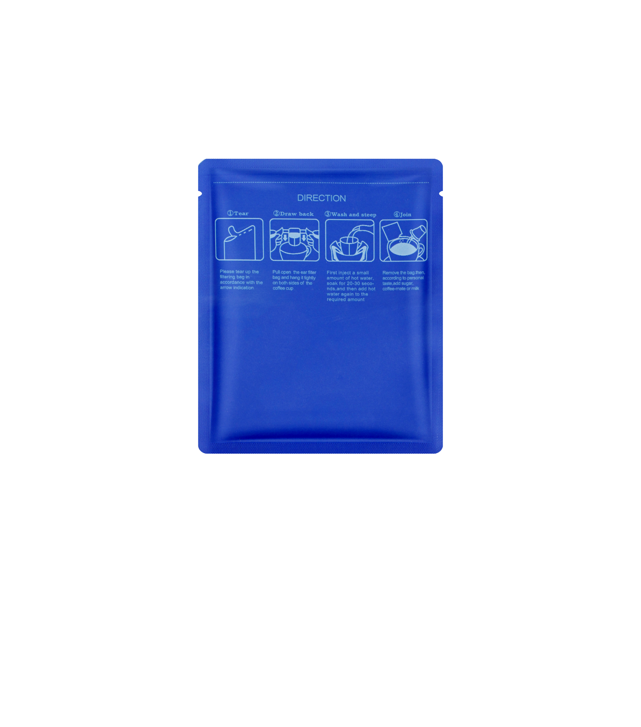 Wholesale stock heat sealable aluminum foil bag for coffee