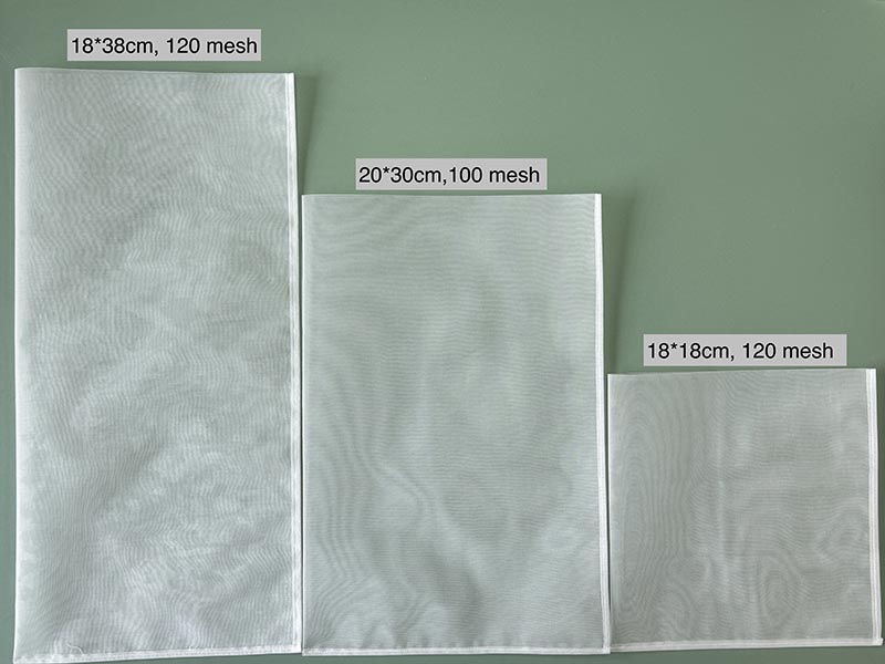 Nylon Fine Mesh Straining Bag - Empty Drawstring Tea Bags Compatible